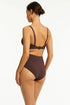 Sea Level Essentials Edit High Waist Gathered Side Pant
